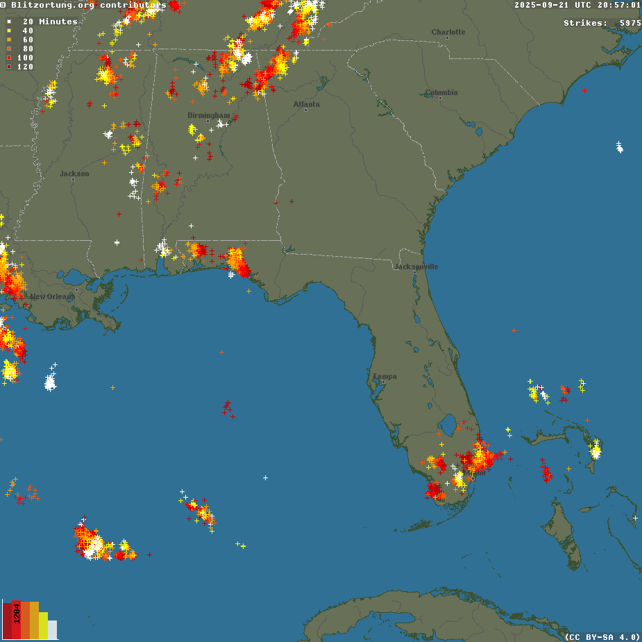Southeast Lightning