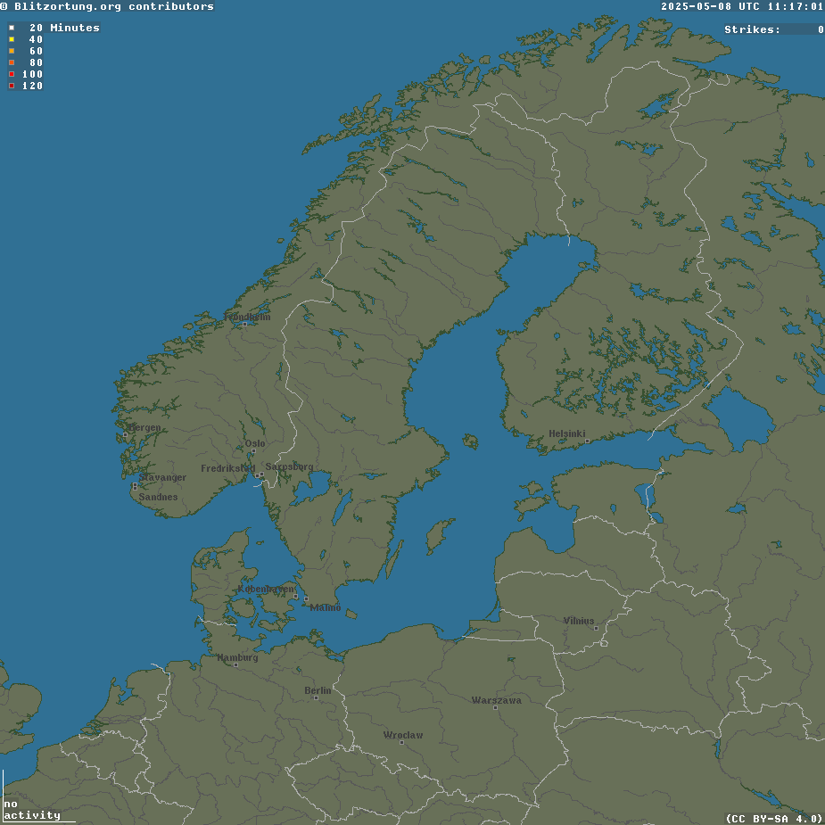 Lightnings Europe - Descarcari Electrice Europa